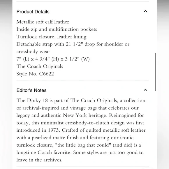 💚🪅NWT COACH DINKY 18 QUILTED BAG IN METALLIC DARK GREEN - Picture 7 of 15